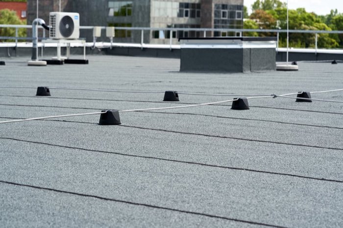 Flat roofing